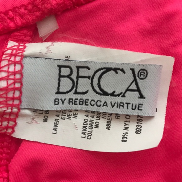 💕SOLD! 💕Hot pink swim top - Picture 3 of 4